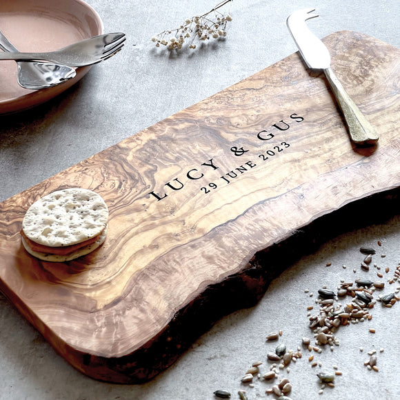 Personalised Olive Wood Boards