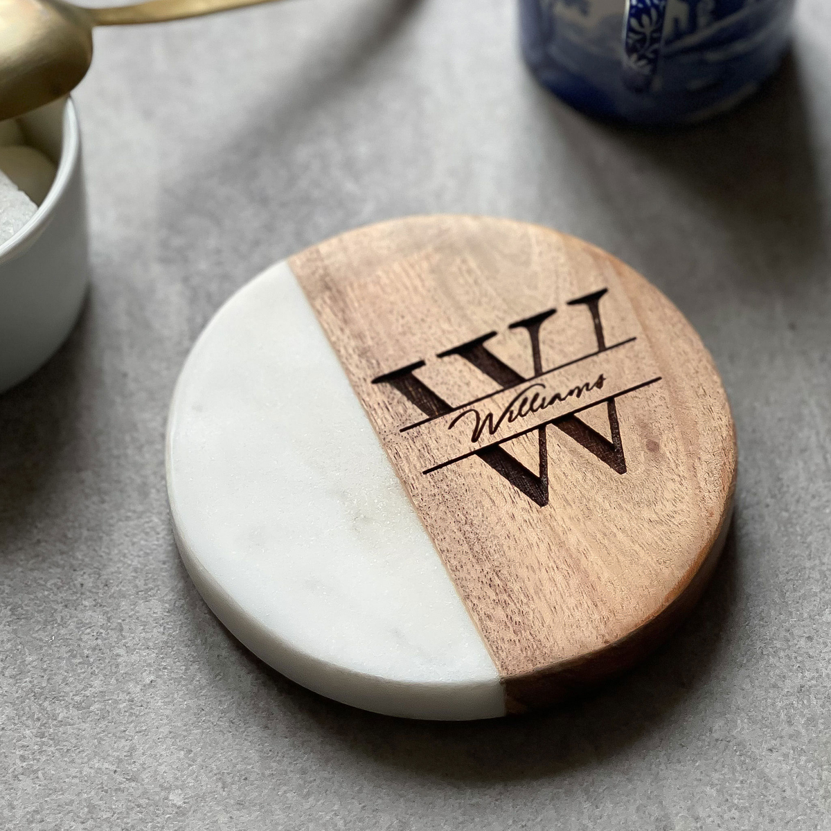  Custom Coasters for Drinks Personalized Engraved Coasters  Wedding Gift Coaster Set of 2 Bar Coasters Hexagon Coasters Friends Acacia  Marble Coasters Newly Wed Gifts for The Couple : Home & Kitchen