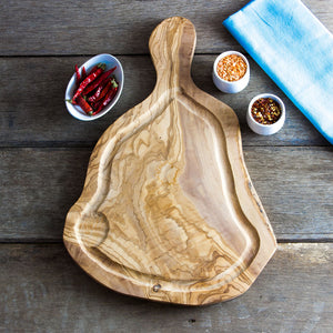 Rustic Olive Wood Carving Board