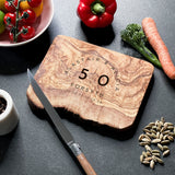 Personalised Natural Edge Custom Cheeseboard