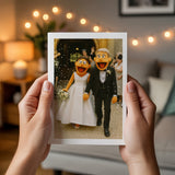 Personalised 3D Animated Puppet Greetings Card