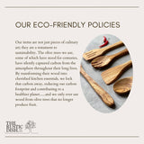 Set of Rustic Olive Wood Wooden Coasters