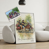 Personalised Motorbike Watercolour Art Print