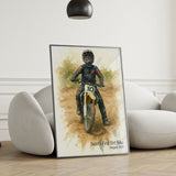 Personalised Motorbike Watercolour Art Print