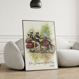 Personalised Motorbike Watercolour Art Print