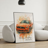 Personalised Car Watercolour Art Print