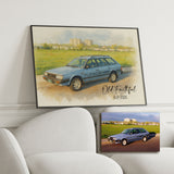 Personalised Car Watercolour Art Print