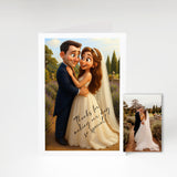 Personalised 3D Animated Cartoon Greetings Card