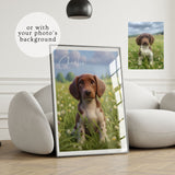 Personalised Animated Cartoon Pet Portrait Print