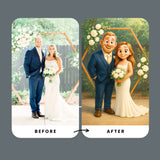 Personalised 3D Animated Cartoon Greetings Card