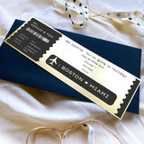 Personalised Travel Boarding Pass Birthday Gift