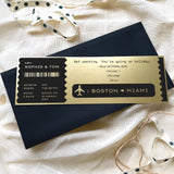 Personalised Travel Boarding Pass Birthday Gift