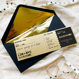 Personalised Travel Boarding Pass Birthday Gift