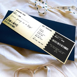 Personalised Travel Boarding Pass Birthday Gift