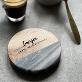 Personalised Marble Coffee Coaster