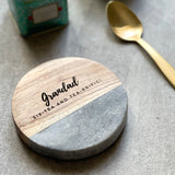 Personalised Marble Coffee Coaster