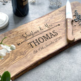 Personalised Rustic Cheese Board