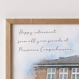 Bespoke Personalised Watercolour Print Retirement Gift