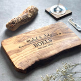 Personalised Rustic Cheese Board