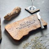 Personalised Rustic Cheese Board
