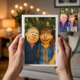 Personalised 3D Animated Puppet Greetings Card