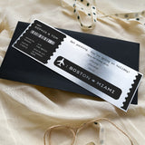 Personalised Travel Boarding Pass Birthday Gift