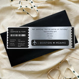Personalised Travel Boarding Pass Birthday Gift