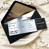 Personalised Travel Boarding Pass Birthday Gift