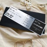 Personalised Travel Boarding Pass Birthday Gift