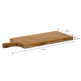 Large Natural Teak Chopping Board - GardenTrading