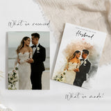 Personalised Watercolour Anniversary Card