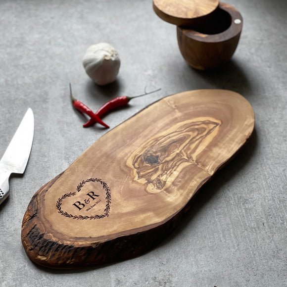 Personalised Rustic Wooden Chopping/Cheese Board