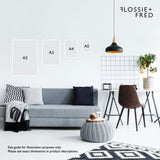 Personalised Animated Cartoon Pet Portrait Print