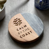 Your Own Logo Engraved Drinks Coaster - 9.8cm