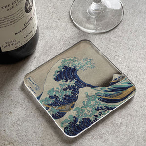 The Great Wave off Kanagawa Art Acrylic Coaster