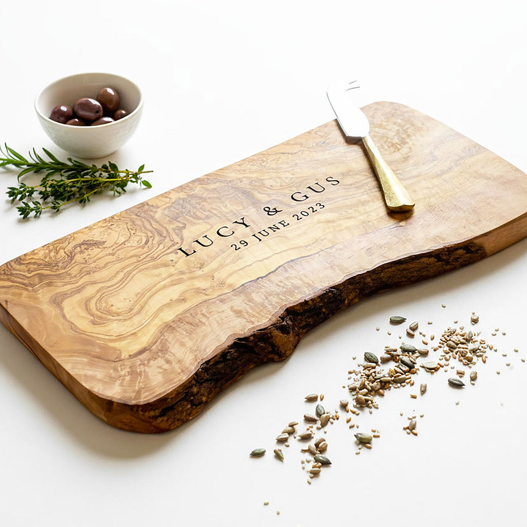 Personalised Rustic Cheeseboard