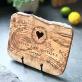 Personalised Rustic Wedding Cheeseboard Gift