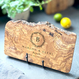 Personalised Rustic Wedding Cheeseboard Gift