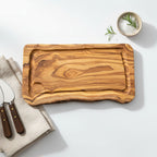 Olive Wood Cutting Board with Jus Groove