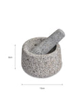 Granite Pestle & Mortar Natural - GardenTrading