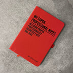 Funny Personalised "My Super Professional Notes..." Notebook
