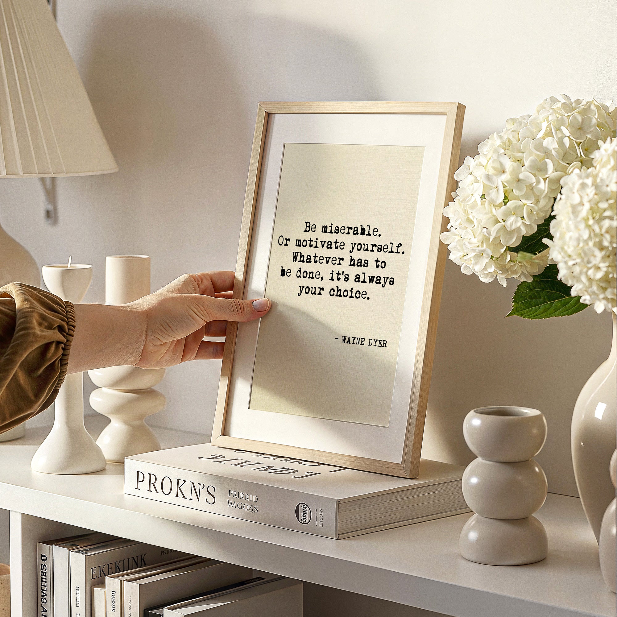 Personalised Quote Print on Textured Linen Paper