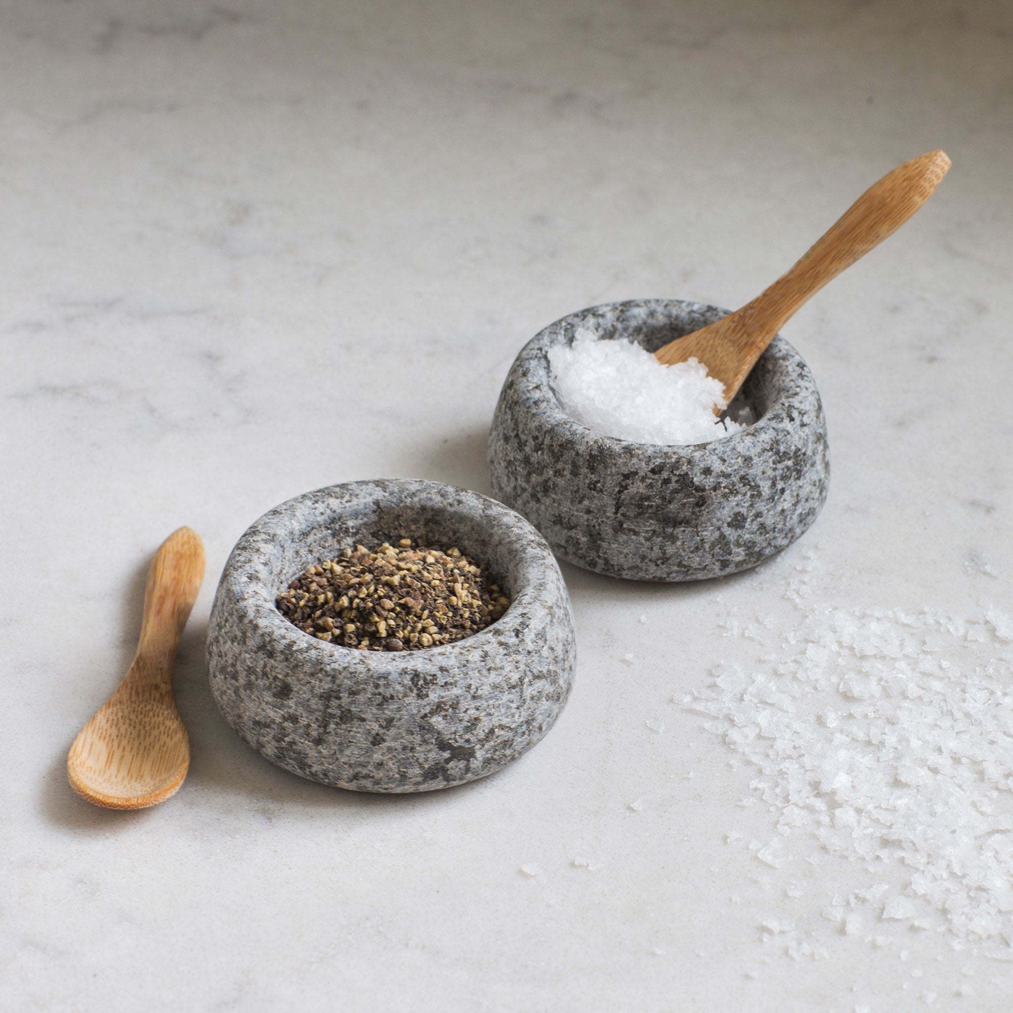 Granite Salt & Pepper Pots