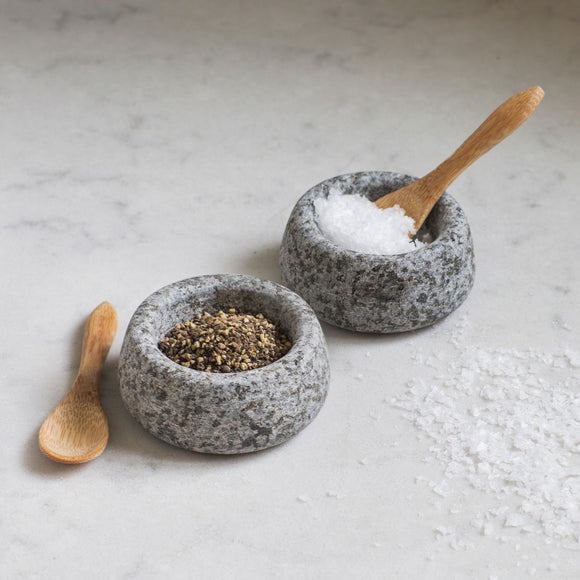 Granite Salt & Pepper Pots - GardenTrading