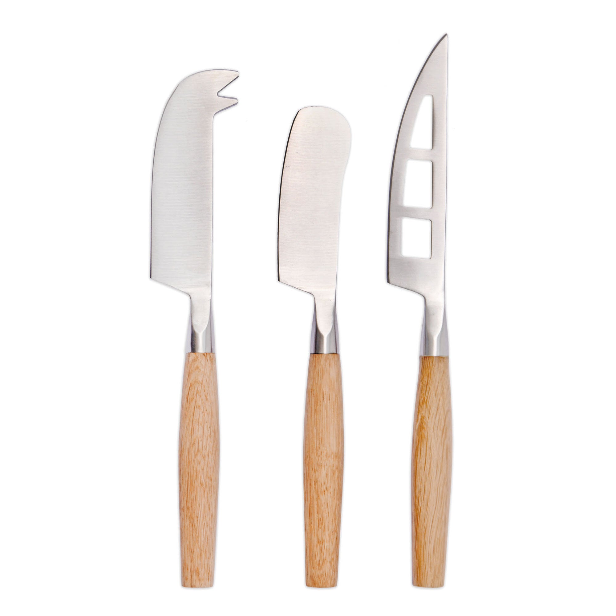 Cheese Knife Set - Oak Handles