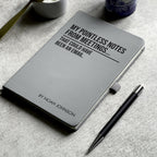 Funny Personalised "Pointless Notes From Meetings..." Notebook