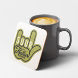 Your Own Logo Printed MDF Coaster - 9.5cm