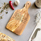 Engraved Handwritten Family Recipe Board