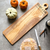 Personalised Large Italian Olive Wood Chopping, Serving, Charcuterie Board