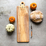 Personalised Large Italian Olive Wood Chopping, Serving, Charcuterie Board